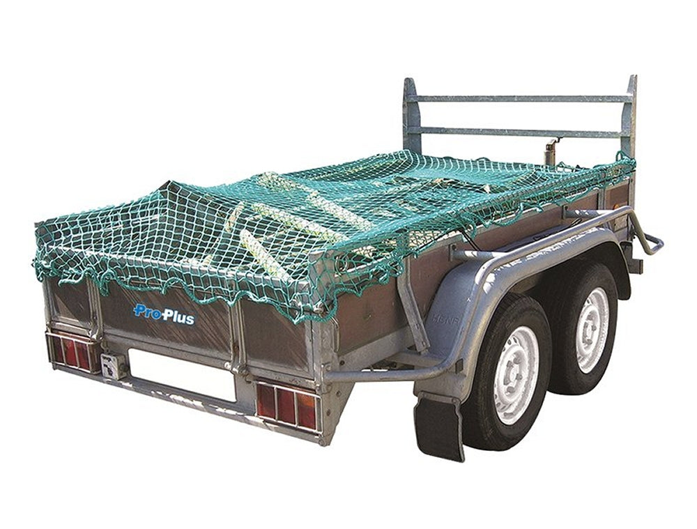ProPlus 340709 Ladungssicherungsnetz Anhängernetz 1,5 x 2,2m mit GUMMIZUG