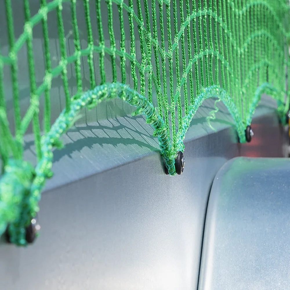 ProPlus 340744 Ladungssicherungsnetz Anhängernetz 2,5 x 4,0m mit festem Seil