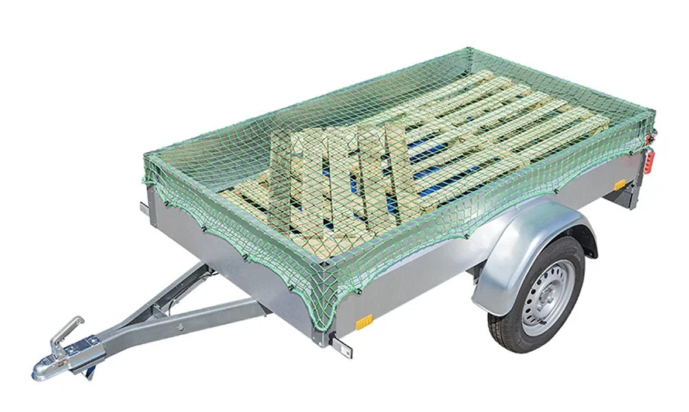 ProPlus 340744 Ladungssicherungsnetz Anhängernetz 2,5 x 4,0m mit festem Seil