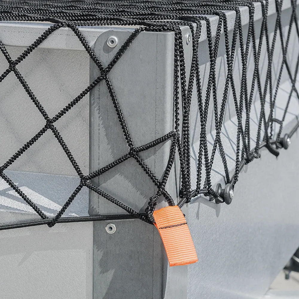 ProPlus 340796V02 Ladungssicherungsnetz Anhängernetz Stretch 2,5 x 4,0m mit GUMMIZUG