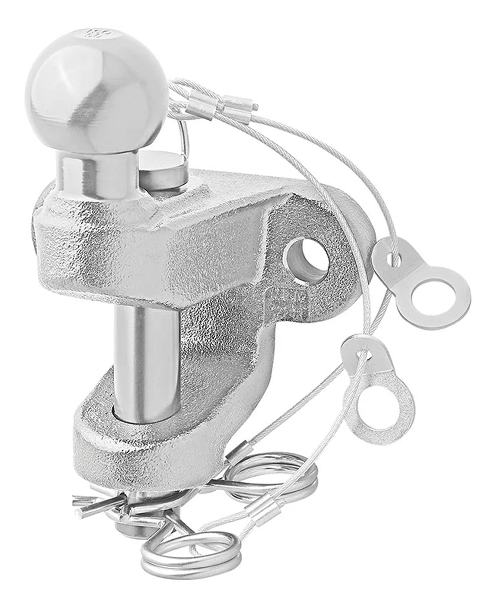 ProPlus 341213V01 Anhängerkupplung silber zweifach Ausführung  max. 3,5t D-Wert 17,2kN
