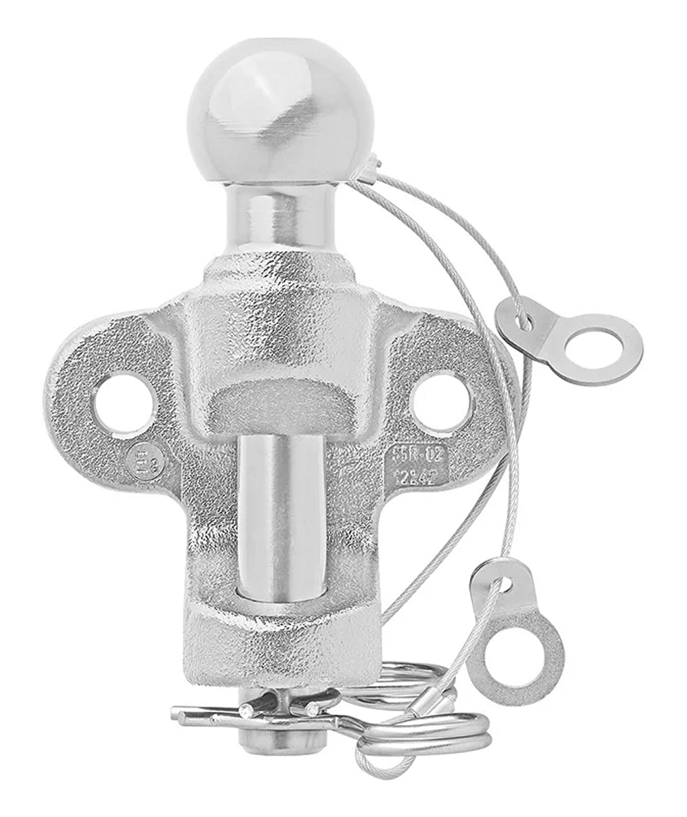 ProPlus 341213V01 Anhängerkupplung silber zweifach Ausführung  max. 3,5t D-Wert 17,2kN