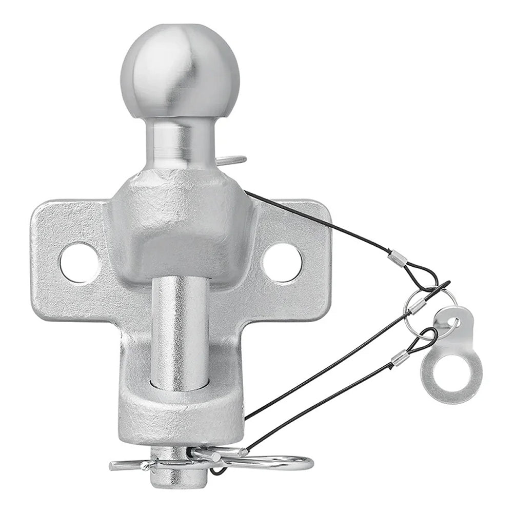 ProPlus 341216V02 Anhängerkupplung silber zweifach Ausführung  max. 3,5t D-Wert 21kN