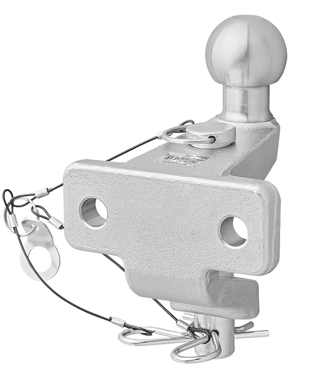 ProPlus 341216V02 Anhängerkupplung silber zweifach Ausführung  max. 3,5t D-Wert 21kN