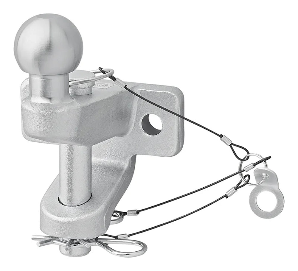 ProPlus 341216V02 Anhängerkupplung silber zweifach Ausführung  max. 3,5t D-Wert 21kN