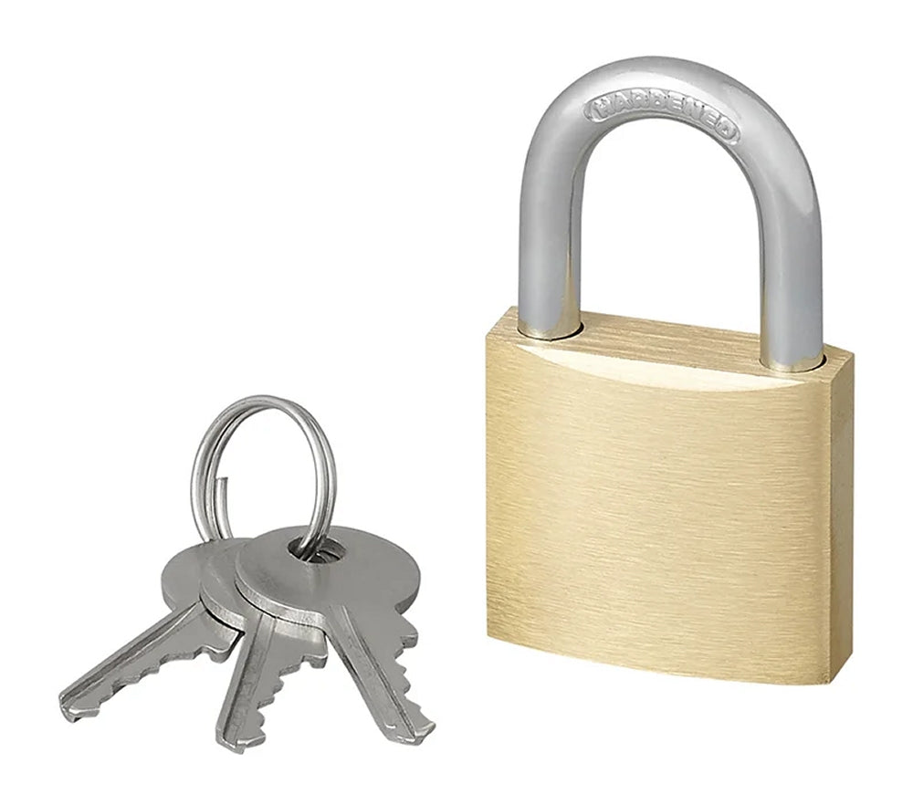 ProPlus 341313 Vorhängeschloss 3 Schlüssel 30mm Messing
