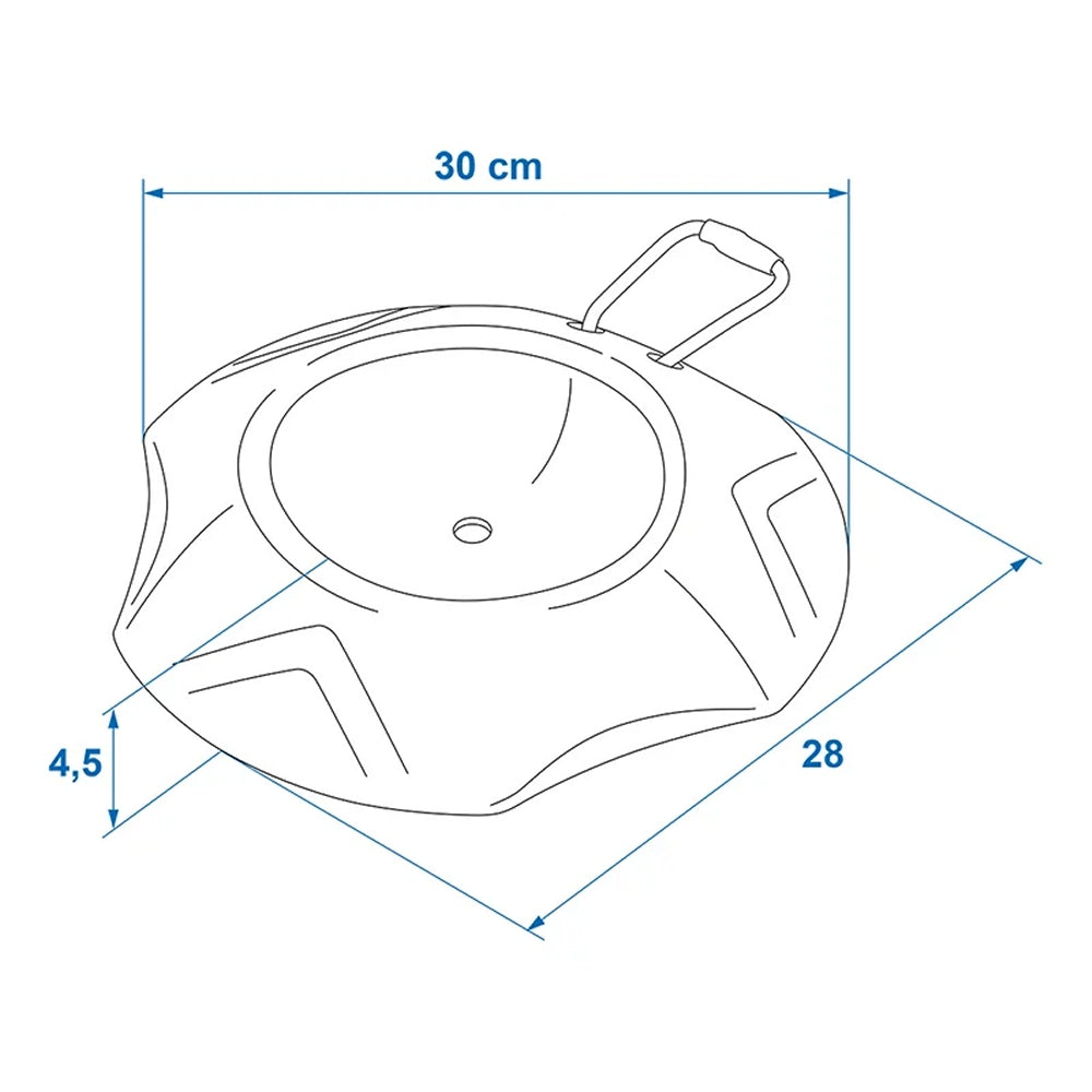 ProPlus 341355 Unterlegkeil für Stützrad
