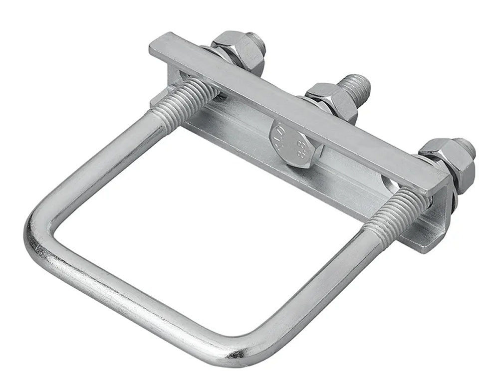 ProPlus 341535V02 U-Bügel 70mm eckig für Klemmschelle Set von 2 Stück U-Halterung