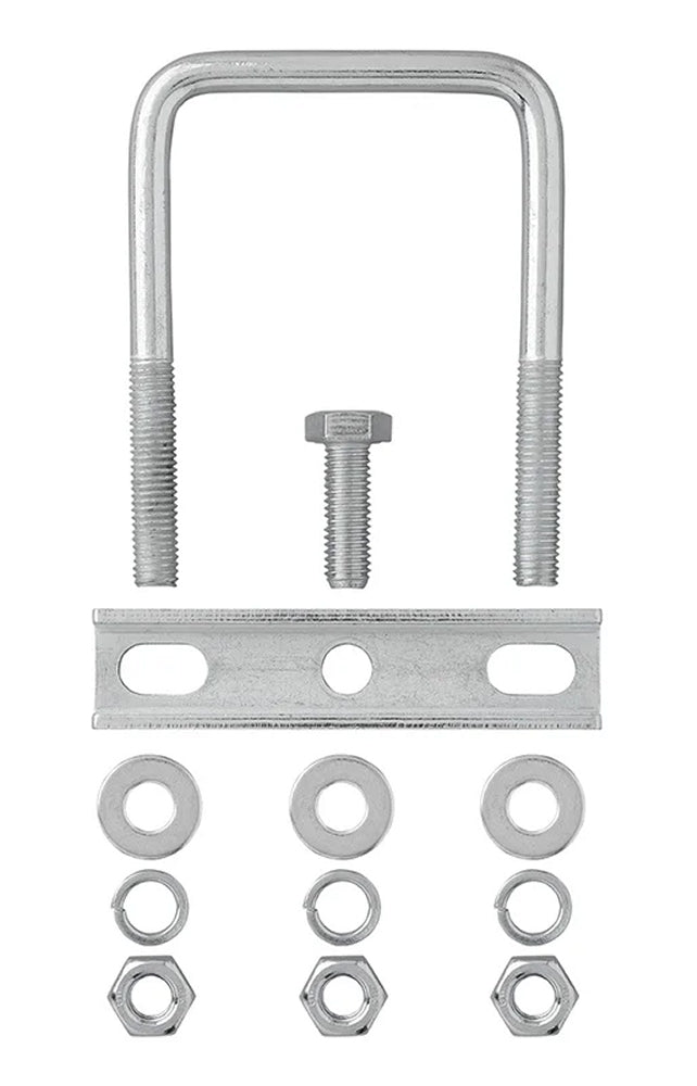 ProPlus 341535V02 U-Bügel 70mm eckig für Klemmschelle Set von 2 Stück U-Halterung