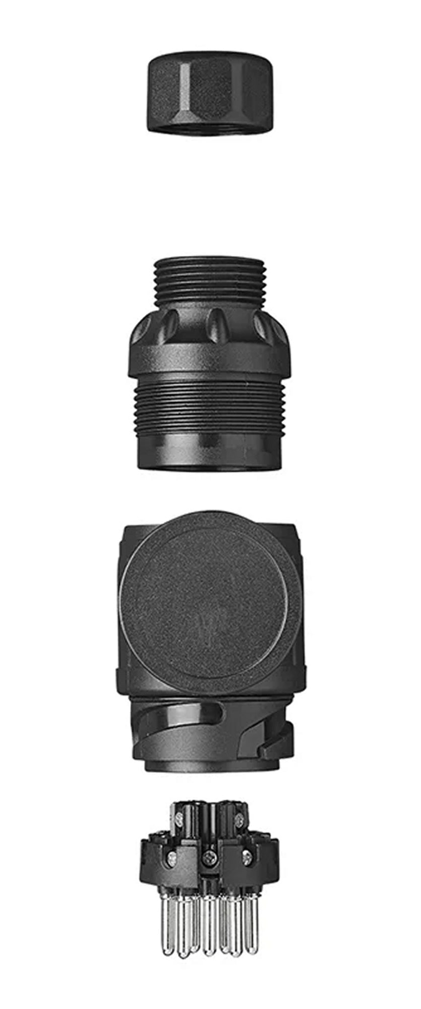 ProPlus 343512V02 Stecker 13 polig kurz PVC System Jaeger Modell 2 Anhängerstecker