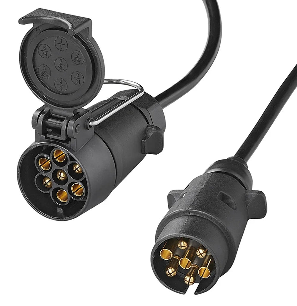 ProPlus 343525 Verlängerungskabel Anhänger 5 Meter Stecker & Steckdose 7 polig