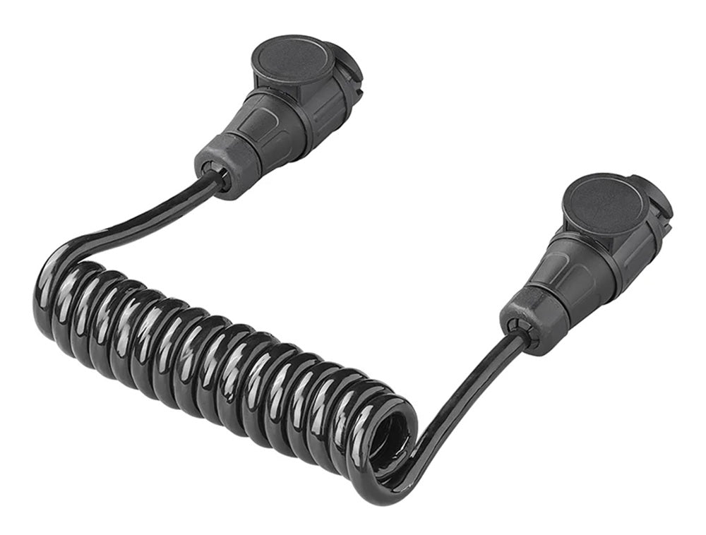 ProPlus 343539V01 Spiralkabel 1,5 Meter aus PVC 13 Adern mit 2 Steckern 13 polig