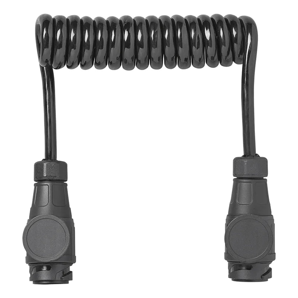ProPlus 343539V01 Spiralkabel 1,5 Meter aus PVC 13 Adern mit 2 Steckern 13 polig