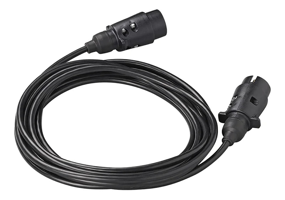 ProPlus 343540V02 Verlängerungskabel Anhänger 5 Meter aus PVC 2 Stecker 7 polig