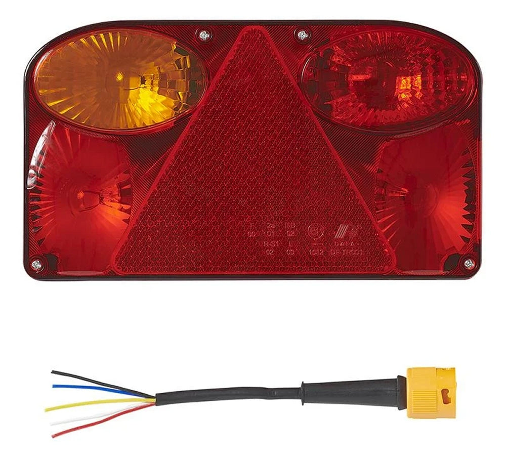 ProPlus 343646L Rückleuchte 6 Funktionen 237x137mm links für Anhänger Wohnwagen Wohnmobil