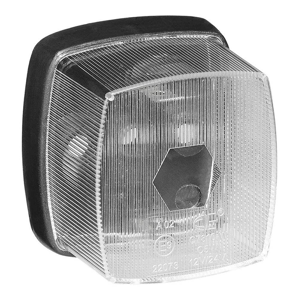 ProPlus 343701PM Positionsleuchte weiß 65x60mm für Anhänger Wohnwagen Wohnmobil