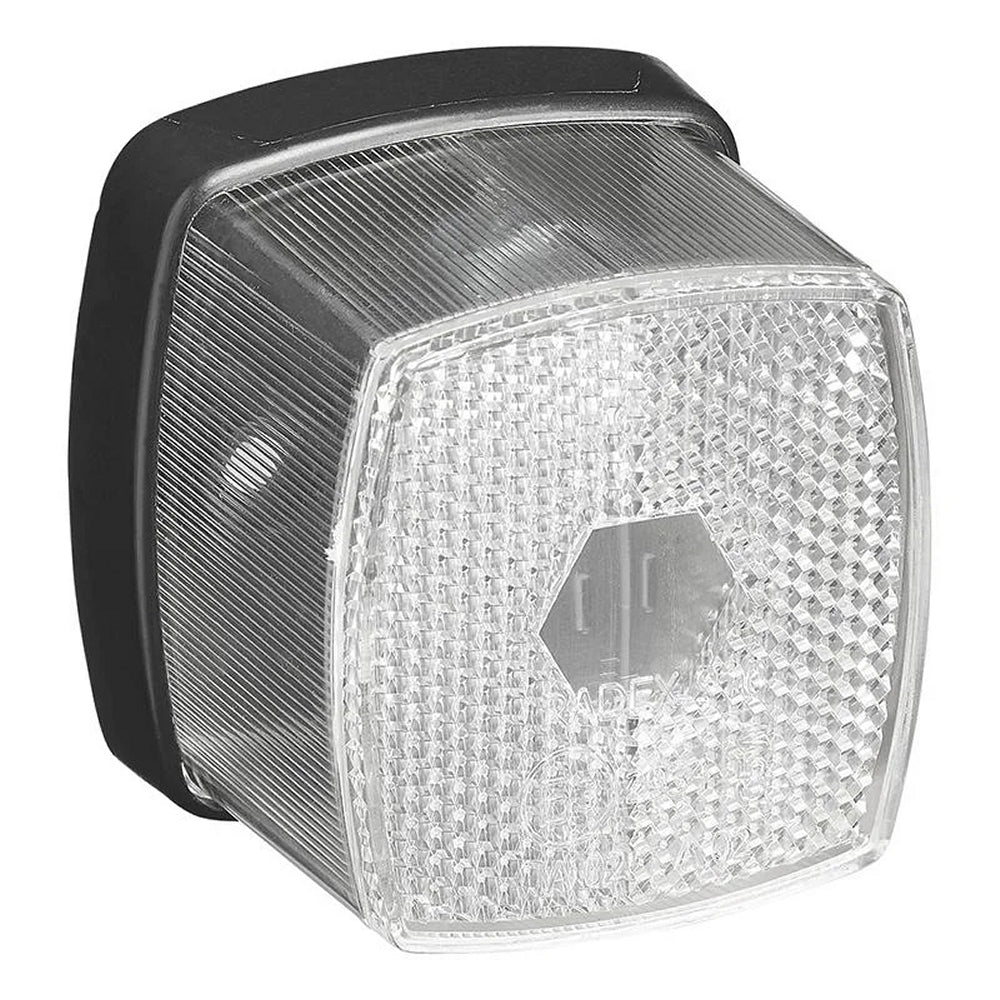 ProPlus 343702 Positionsleuchte weiß 66x62mm mit Rückstrahler für Anhänger