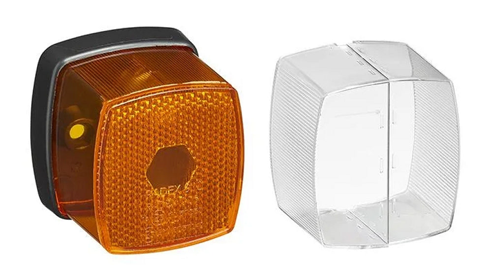 ProPlus 343704 Seitenmarkierungsleuchte orange 66x62mm für Anhänger Wohnwagen Wohnmobil