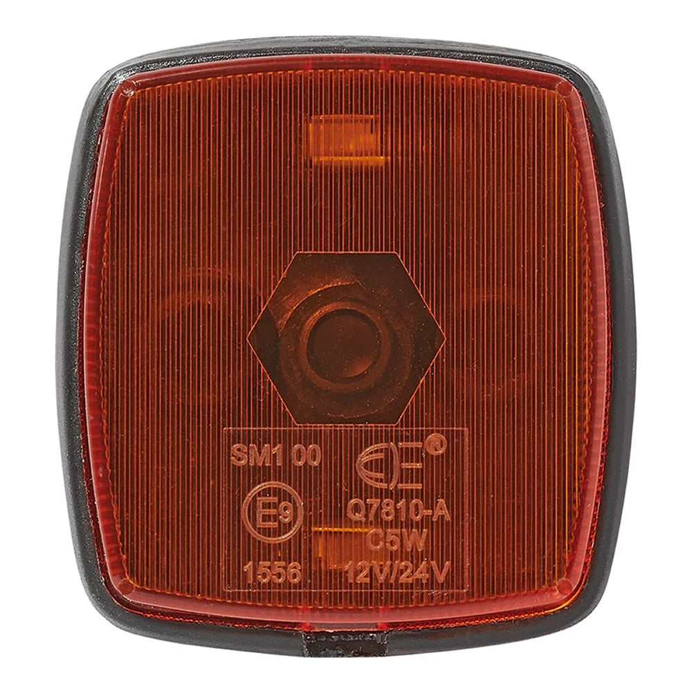 ProPlus 343704PM Seitenmarkierungsleuchte orange 65x60mm für Anhänger Wohnwagen Wohnmobil