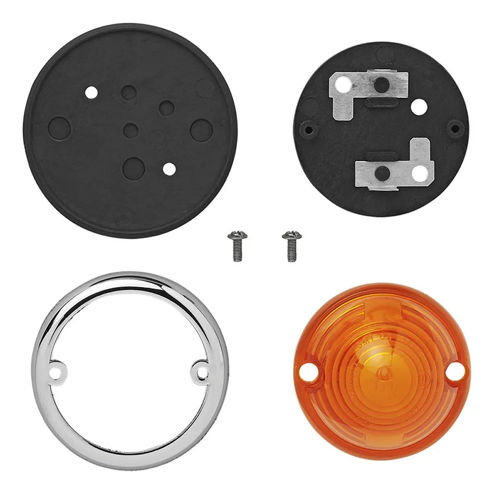 ProPlus 343707PM Seitenmarkierungsleuchte orange Ø70mm für Anhänger Wohnwagen Wohnmobil