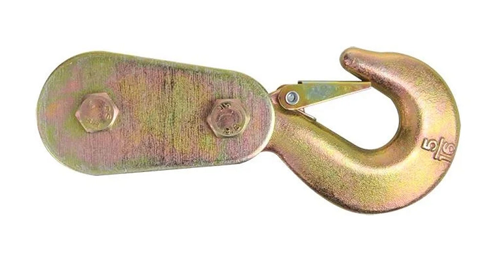 ProPlus 345041 Umlenkrolle mit Haken für elektrische Seilwinde