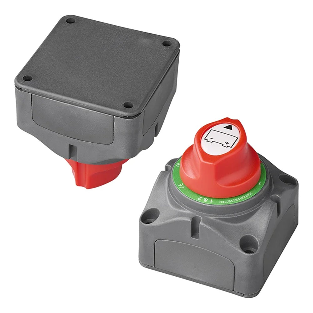 ProPlus 347038 Trennschalter für Batterie 12-48V 275/1250A 1-2-BOTH-OFF Ein/Aus Schalter