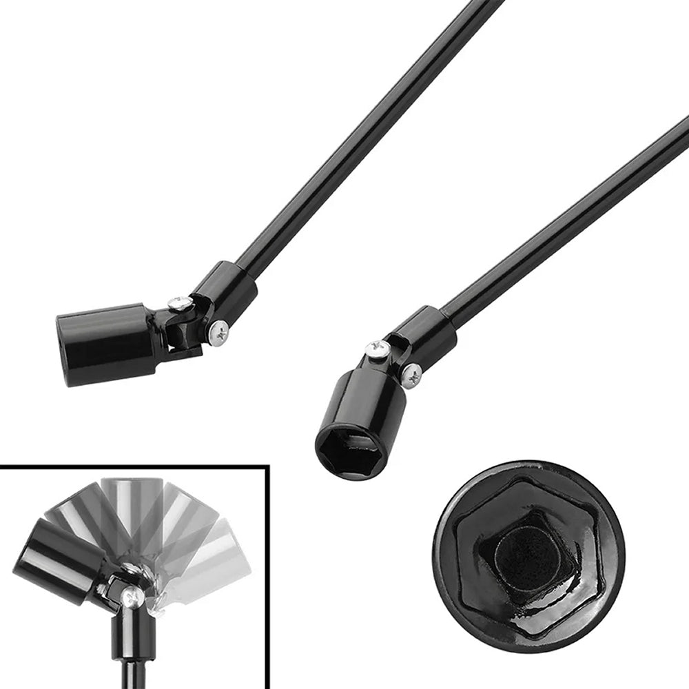 ProPlus 360027V01 Kurbel 740mm mit 19mm Kardangelenk für Ausdrehstütze