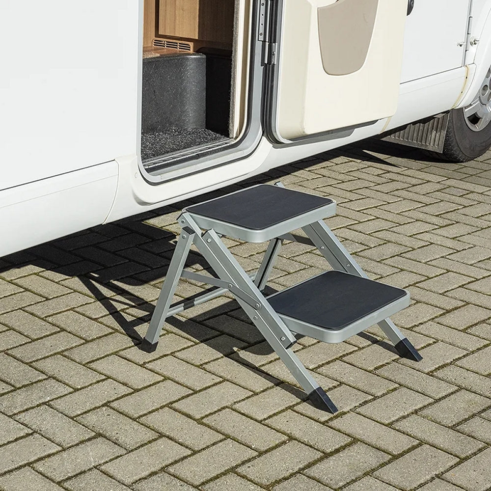 ProPlus 360823V01 Doppeltrittstufe klappbar Klapptritt Wohnwagen Wohnmobil