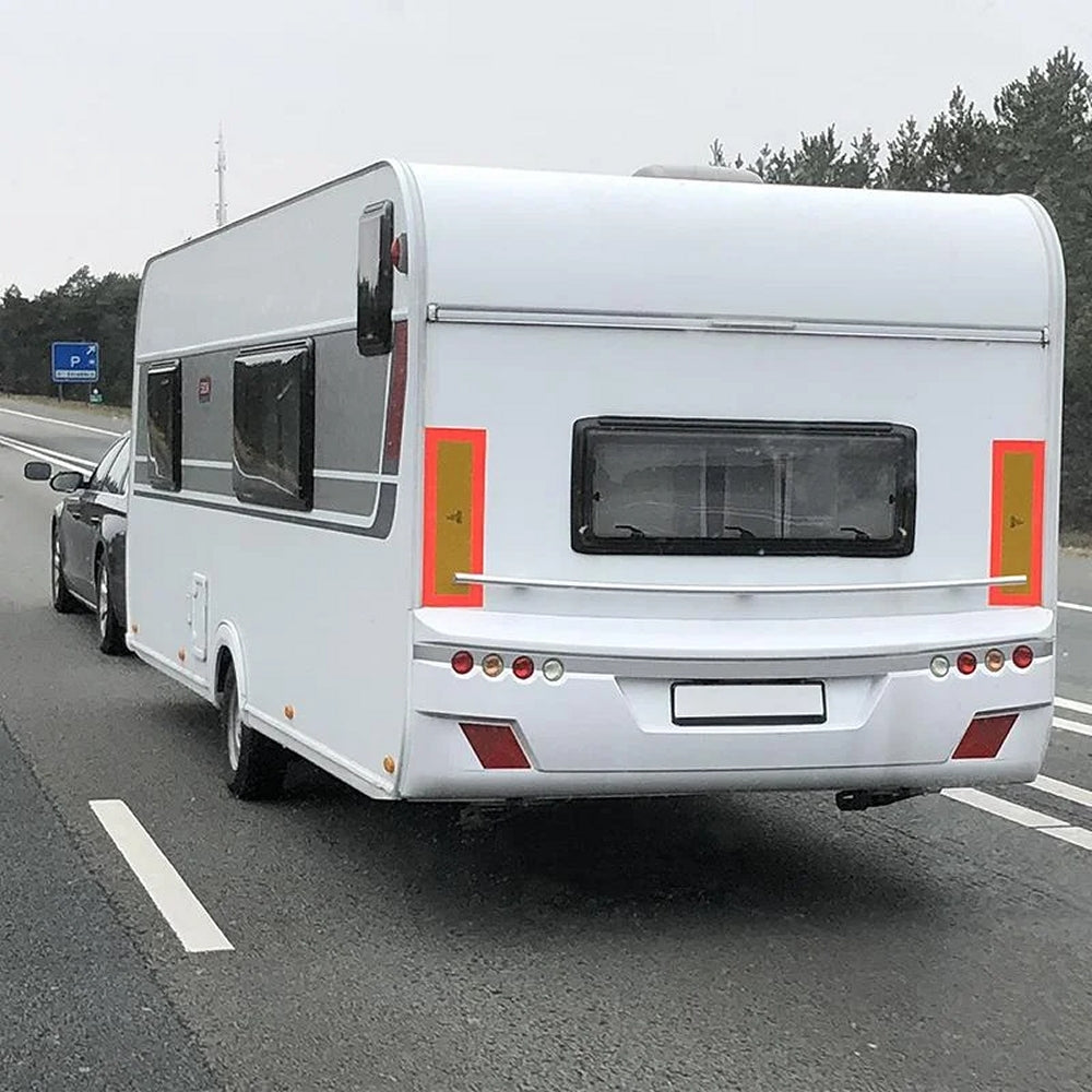 ProPlus 361239 2 Stück Warntafel ECE R70 Alu Markierungstafel LkW Wohnwagen Wohnmobil
