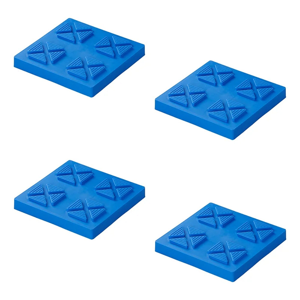 ProPlus 361538 4 Stück stapelbare Stützplatten für Ausdrehstützen