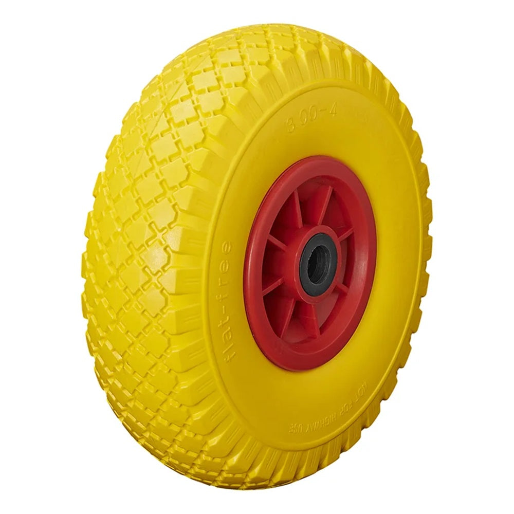 ProPlus 341554PU Ersatzrad für Stützrad Kunststofffelge mit PU Reifen 10" 3.00-4