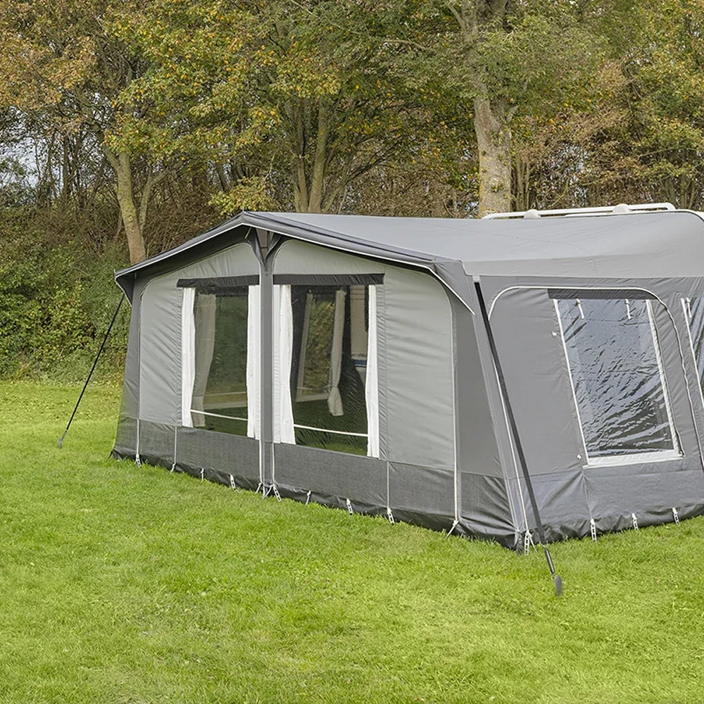 ProPlus 361712 Sturm Abspannset Abspannband 2 x 3,5 Meter mit Heringen