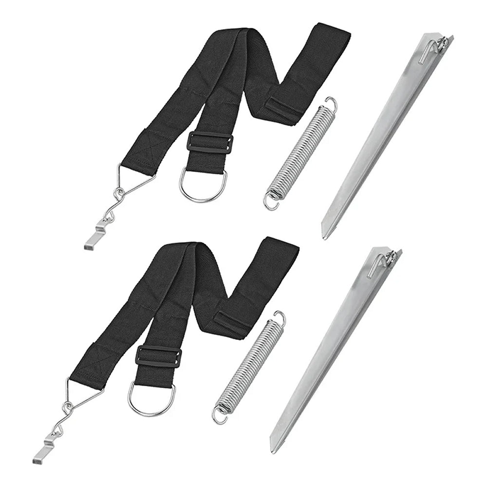 ProPlus 361722 Abspannset Abspannband Set für Omnistor Markise gegen Sturm