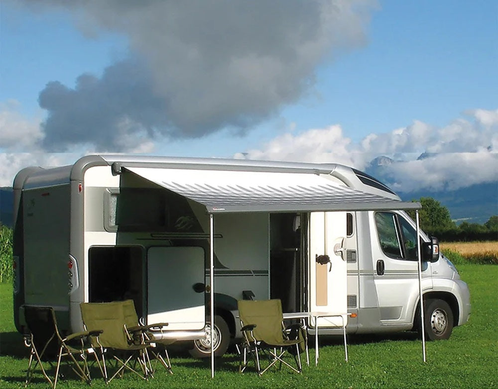 ProPlus 361722 Abspannset Abspannband Set für Omnistor Markise gegen Sturm