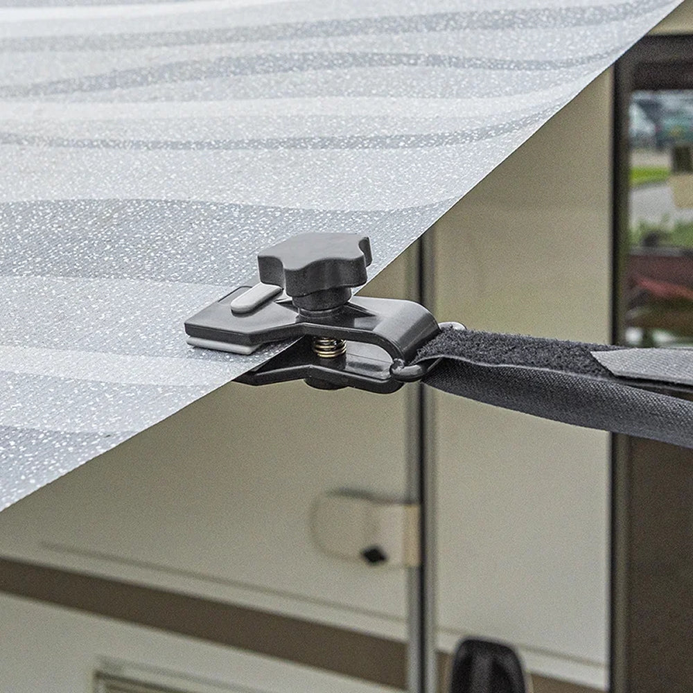 pro plus zeltteppich ProPlus 361732V01 2 Stück Markisenklemme Anti Flattern Zeltteppich