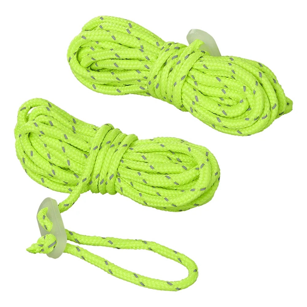 ProPlus 361802 Satz Abspannseile fluoreszierend leuchtend 4 teilig