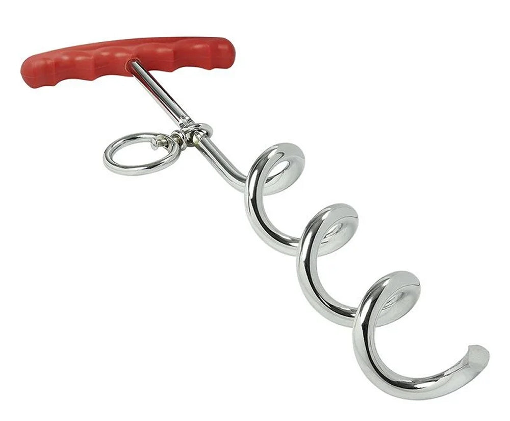 ProPlus 361854 Anlegespirale mit Handgriff Erdhaken Grundanker Hunde