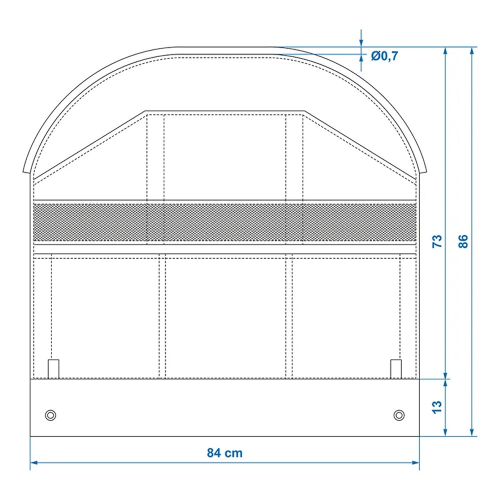 ProPlus 362069 Rad Organizer 9 Fächer 84 x 86cm 7mm Keder
