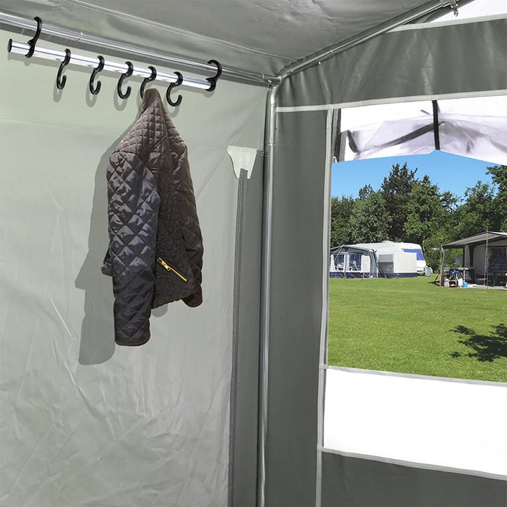 ProPlus 362085 Zeltkleiderhaken Leiste mit 7 Haken Zeltgarderobe