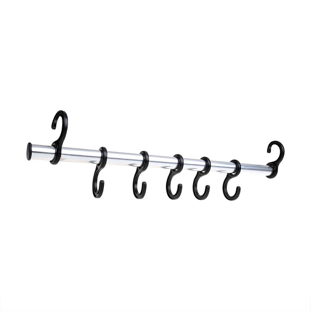 ProPlus 362085 Zeltkleiderhaken Leiste mit 7 Haken Zeltgarderobe