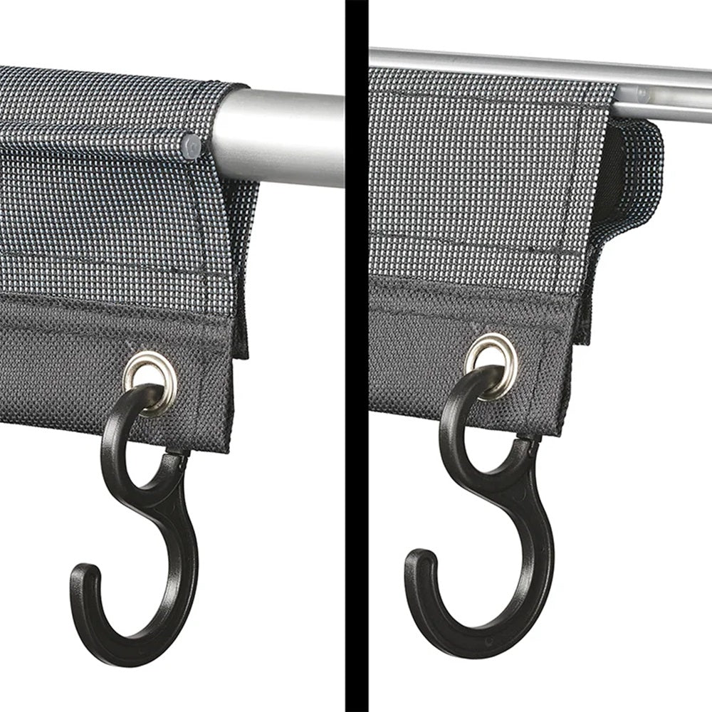 ProPlus 362087 Hakenleiste Universal mit Keder und Klettband Zeltschiene