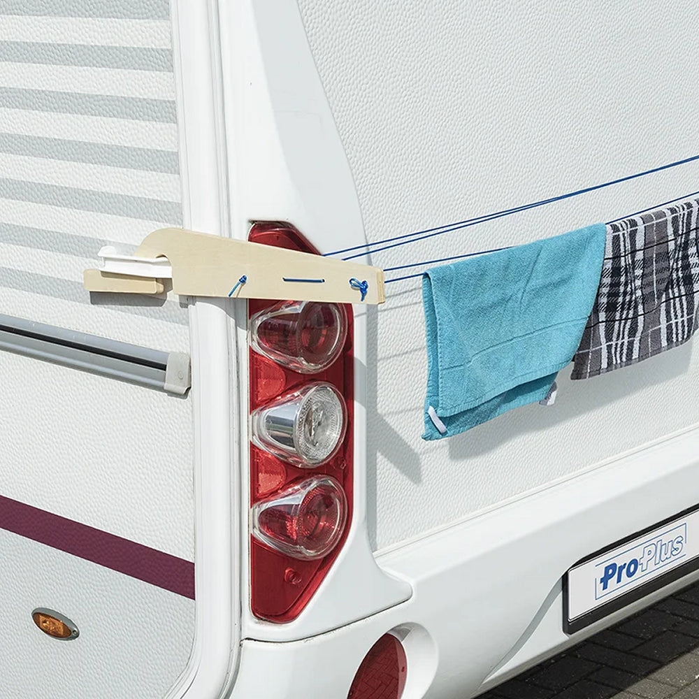 ProPlus 362107 Wäscheleinenhalter für horizontale Rangiergriffe 3 teilig Camping