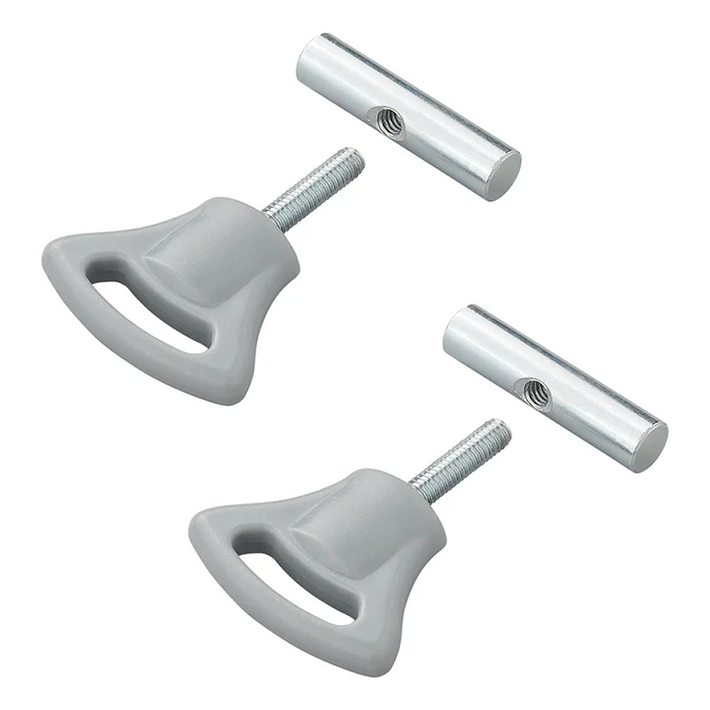 ProPlus 364258 2 Stück Endstopper mit Plastikkopf für Kederschiene Ø8-10mm