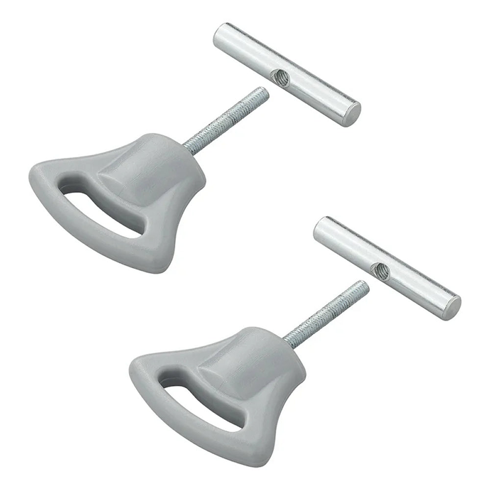 ProPlus 364258V01 2 Stück Endstopper mit Plastikkopf für Kederschiene Ø5-6mm