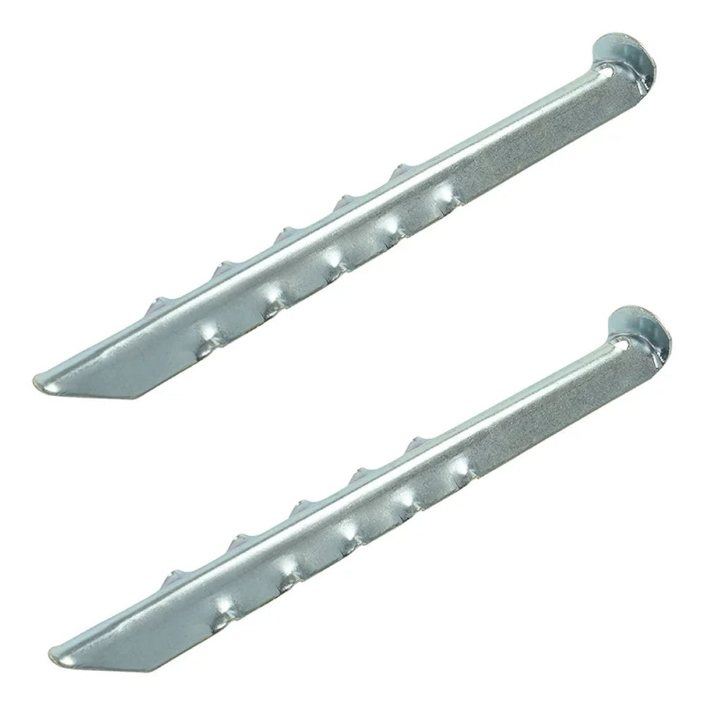 ProPlus 364626S Zelthering 30cm Metall geriffelt  2 Stück Zelt Zubehör