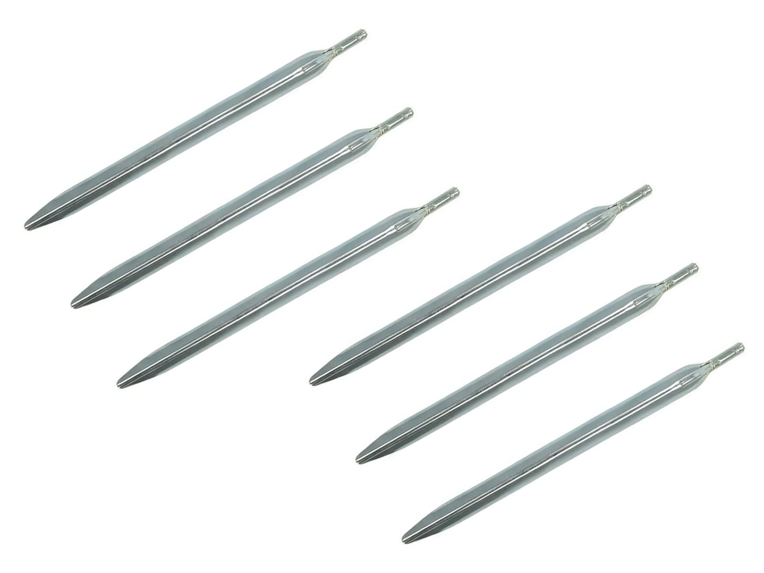 ProPlus 364636S Zelthering 30cm Metall mit Haken 6 Stück Zelt Zubehör