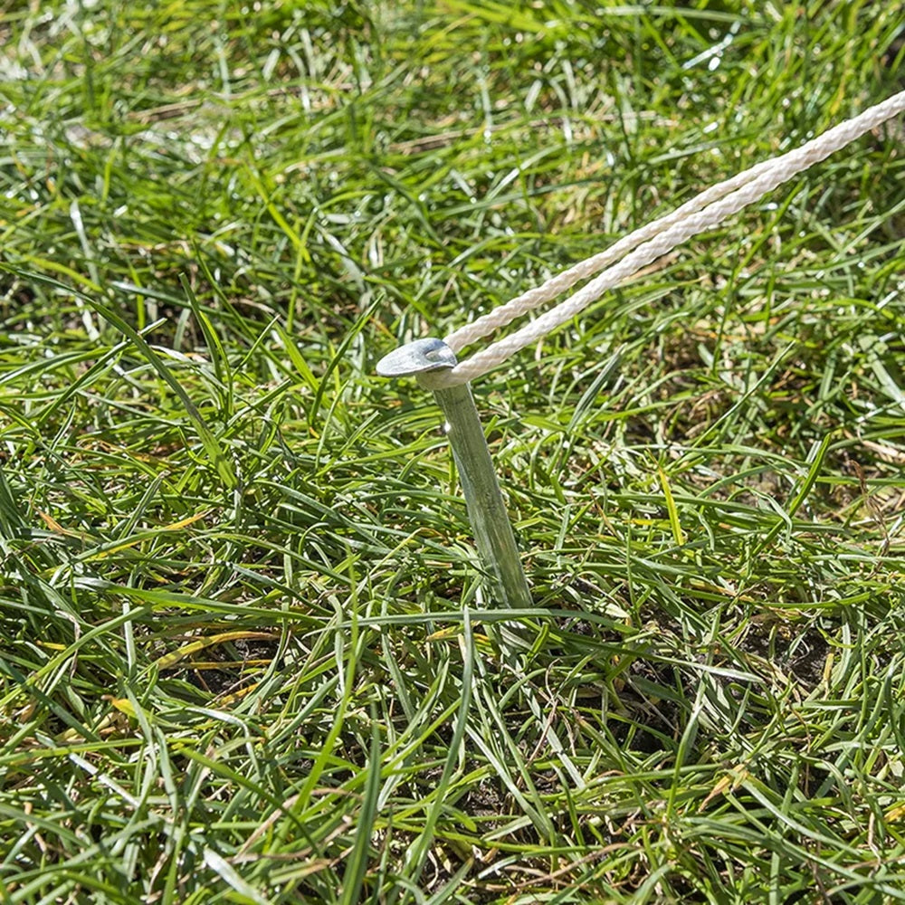 ProPlus 364645S Zelthering 22cm Metall halbrund 10 Stück Zelt Zubehör