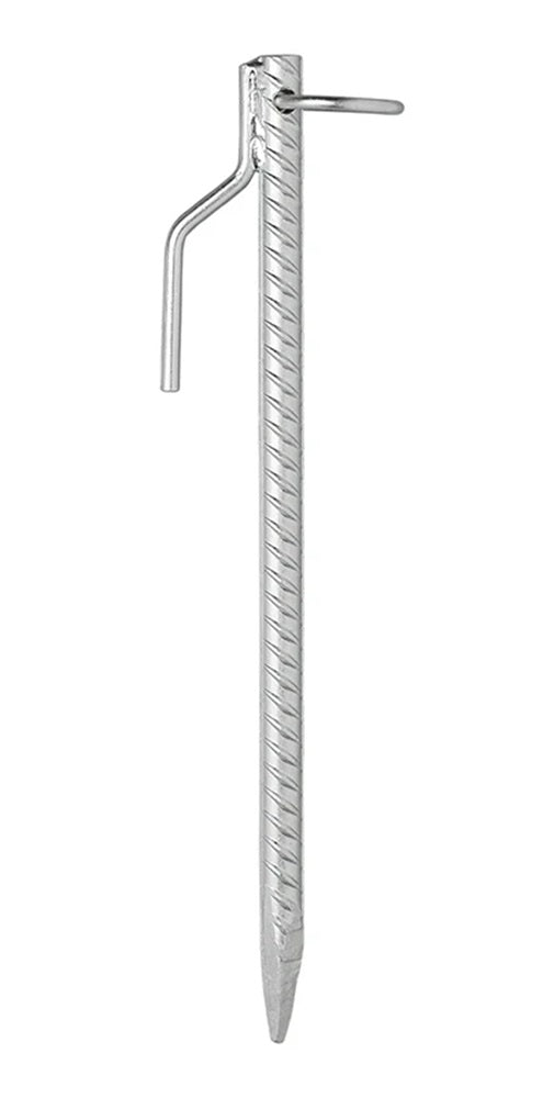 ProPlus 364659 Bodenanker 41cm mit Haken und Ring Zelt Zubehör