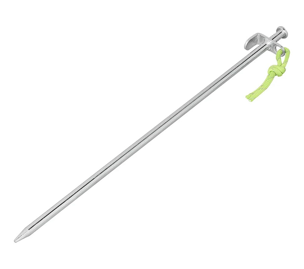 ProPlus 364661V02S 6 Stück Felsbodenheringe 40cm Verzinkter Stahl mit L-Haken Heavy Duty