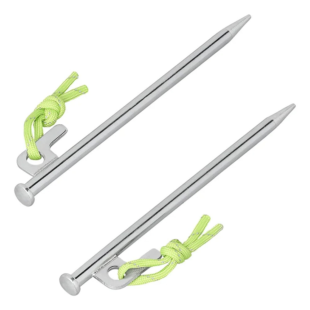 ProPlus 364662S 6 Stück Felsbodenheringe 20cm Verzinkter Stahl mit P-Haken Heavy Duty